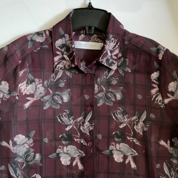 Contemporaine Size Medium Floral Dress - Picture 3 of 5